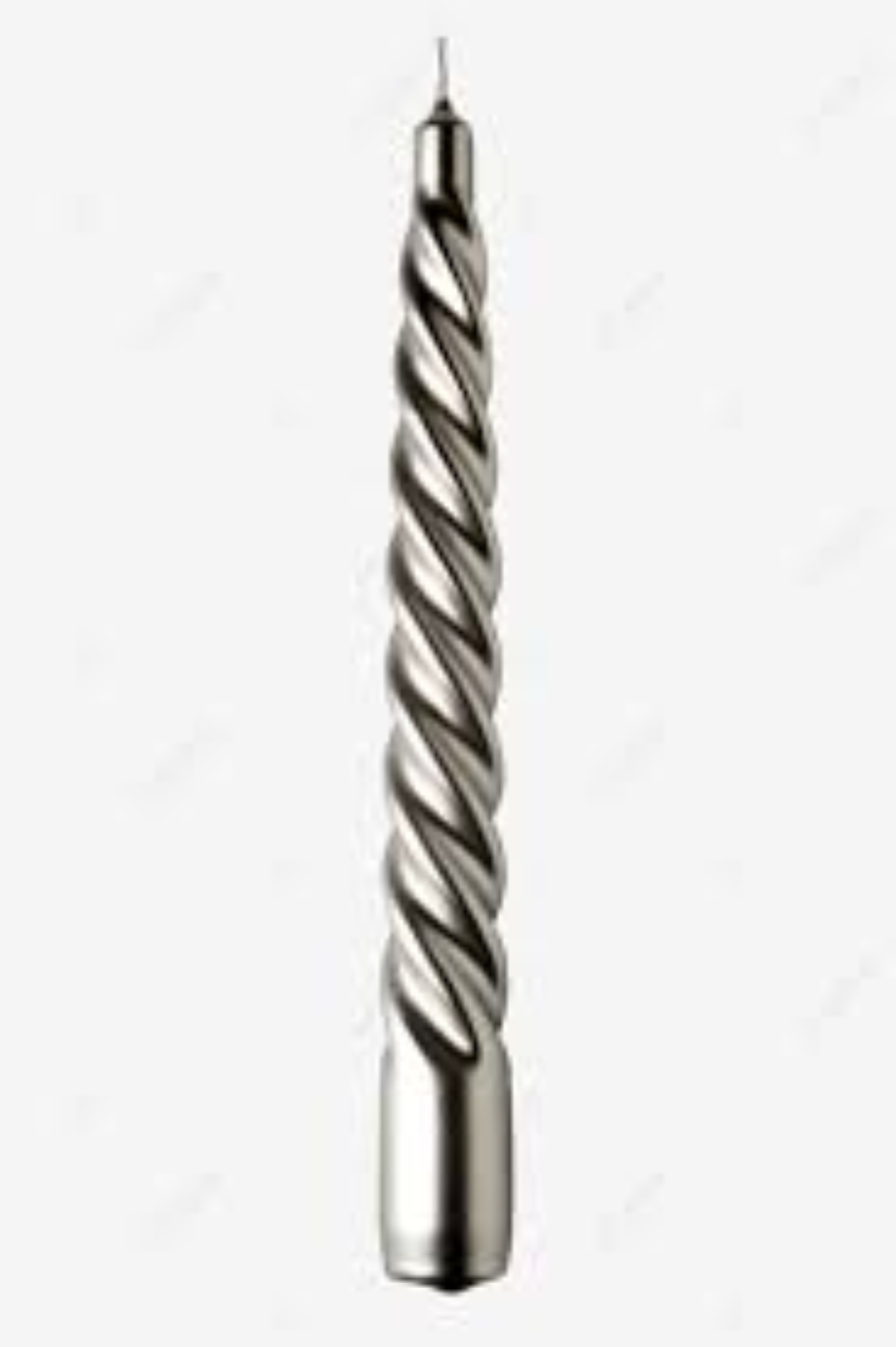 BIRTHDAY CANDLE SILVER TWISTED BC8003